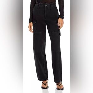 Rag & Bone Featherweight Nora Cargo High Rise Straight Jeans Women’s Size 28